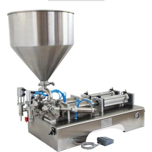 110v 220v double head pneumatic paste filling machine stainless steel quantitative filling machine