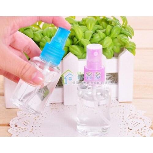 12piece Hot Sale 50 ml Empty Plastic Transparent Atomizer Spray Mini Bottles New Drop Shipping PW02-12