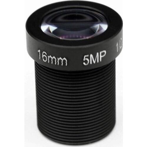 5MP HD 16mm CCTV Lens IP Camera Lens MTV Board M12 Lens F2.0 1/2.5" For HD CCTV Security Camera
