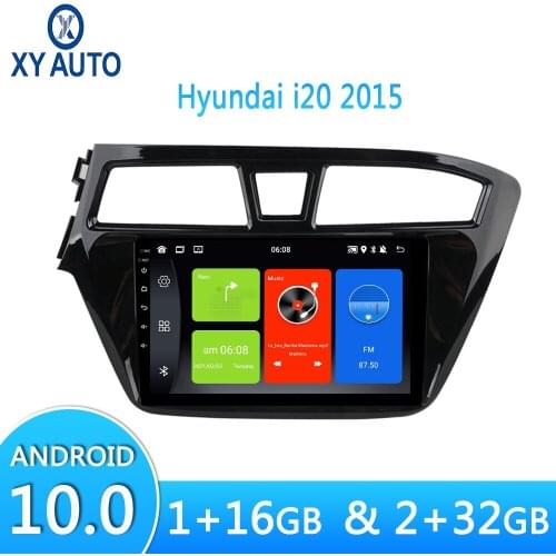 Android 10.0 9 Inch Car Multimedia Video Player For Hyundai I20 2015 GPS Navigation Stereo Built-in Bluetooth WiFi Split Screen