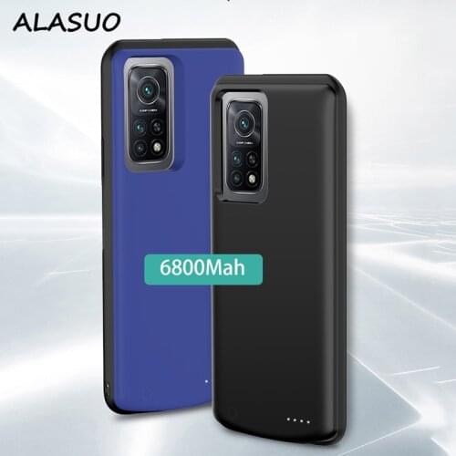 Soft Silicone External Battery Chargers Powerbank Case for Xiaomi mix3 11 10 9 10T 10S Phone Battery Case Power Bank Case