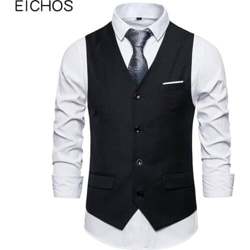 Мужские костюмные жилеты EICHOS China At AliExpress