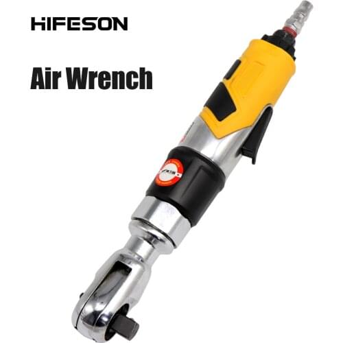 HIFESON 1/2 inch 50N.M Pneumatic Air Ratchet Wrench Reversible Spanner Torque Kit for Tire Removal Tool Nut Sleeves