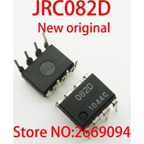 5PCS /10PCS /100PCS JRC082D NJM082D NJM082BD 082BD 082D Imported Dual Op Amp IC Chip DIP-8 Package