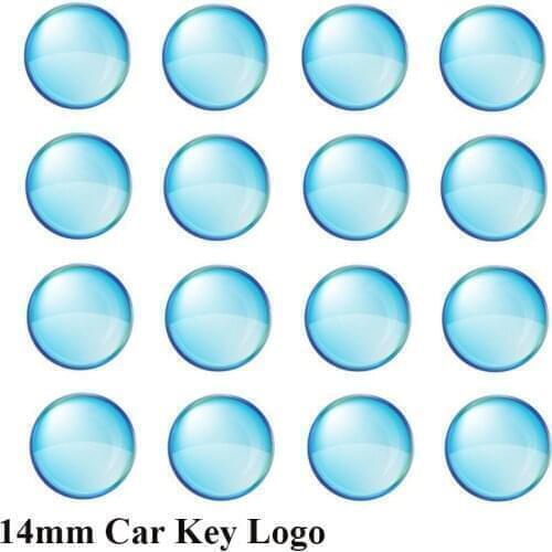 Custmoized Epoxy Resin crystal material car key Emblem badge KD Remote Car key Epoxy logo