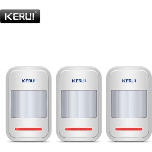 KERUI P819 3pcs 433 MHz Wireless PIR Sensor Smart Infrared Motion Detector for GSM PSTN Home Security Burglar Alarm System