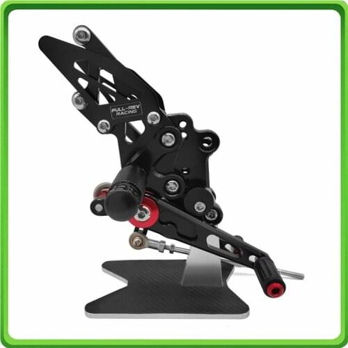 Adjustable Rearsets rear set sets footrest foot pegs pedal For Kawasaki Ninja 300 Z300 EX300 2013 2014 2015 2016 2017 Black