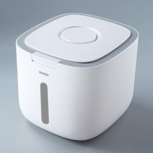 10KG Kitchen Accessories Rice Storage Box Insect-proof Moisture-proof Sealed Rice Cylinder Grain Dog Food Household Storage Box