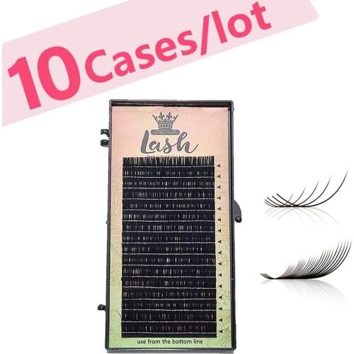 MASSCAKU Eyelashes Maquiagem 10 Cases Mink Lashes Individual Eyelash High Quality Soft Natural Light False Eyelashes Premium