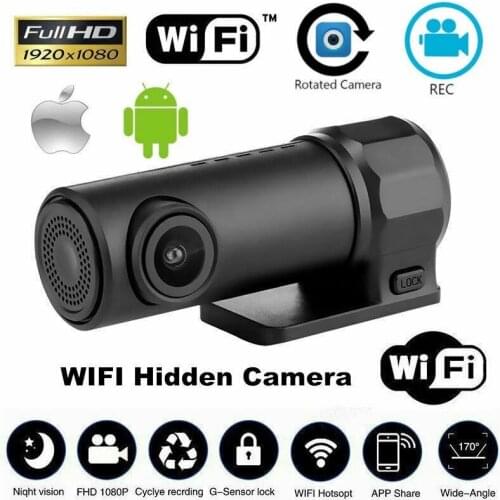 HD1080P Mini Car DVR Camera 170 °Dash Cam WiFi Smart Car Dash Camera Video Registrator Recorder G-sensor Night Vision Car DVR