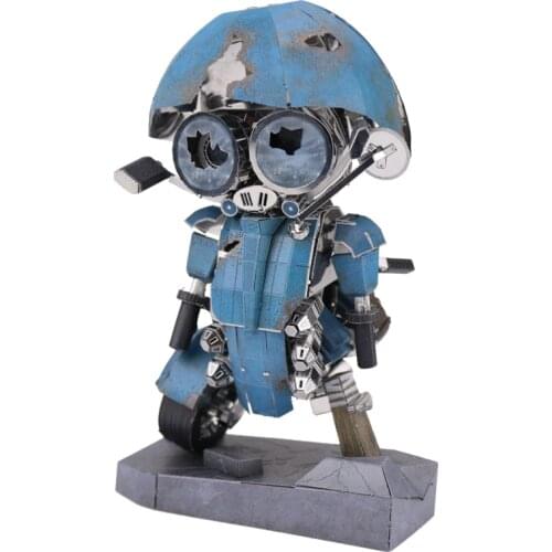 MMZ MODEL MU 3D Metal Puzzle Sqweeks The Last Knight YM-N015-BS Model DIY 3D Laser Cut Assemble Jigsaw Toys For adult