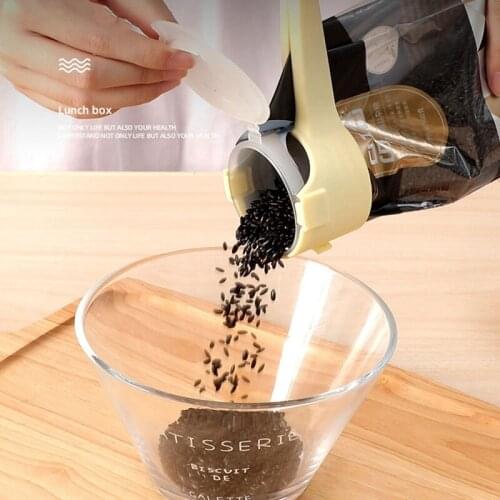 Reusable Seal Pour Food Storage Bag Clip Snack Sealing Clip Fresh Keeping Sealer Clamp Plastic Food Saver Travel Kitchen Gadgets