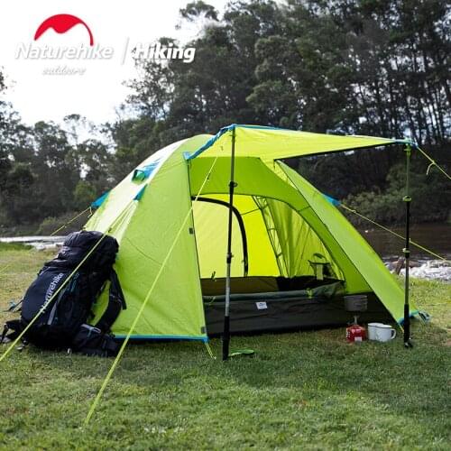 Naturehike Naturehike Outdoor Tent 2-4 People Camping Thick Rain and Sun Protection Beach Seaside Camping Equipment