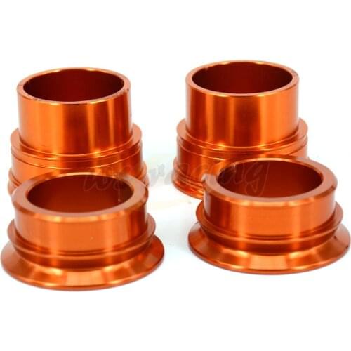 Motorcycle Billet Front & Rear Wheel Hub Spacers For KTM SX SX-F XC-F 125 150 200 250 300 350 450 2013-2014 Dirt Bike