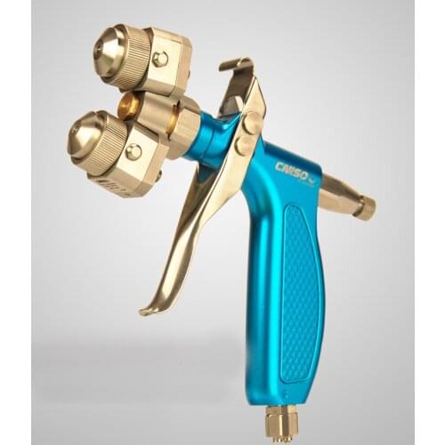 Automatic Double Head Paint Spray Gun with Anti-corrosion 316 Stainless Steel Dual Head Air Spray Gun