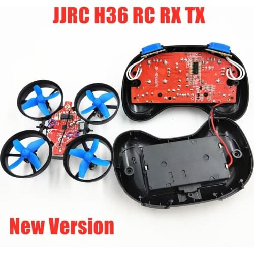 JJRC H36 Parts NEW 2.4G RC Transmitter Radio Remote Controller with Receiver Board for Drone Tiny Whoop Inductrix Frame Kit