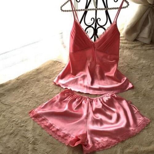 Женские шелковые пижамы WANGSCANIS China At AliExpress