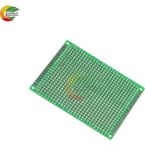 Ziqqucu Universal Breadboard For Arduino Electronic Soldering Projects 6x8 double-side Tin Plated Prototyping PCB Circuit Board