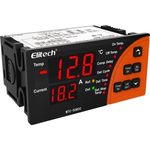 Elitech MTC-5060C Digital Temperature Controller Universal Thermostat Cold room Refrigerator Cooling Defrost 110V 220V