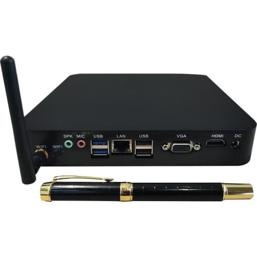 DHP 2021 New Mini PC Core Intel i3 i5 5200 i7 5500 5th Gen Desktop Industrial Computer Windows 10 Pro VESA Wall Mounted Bracket