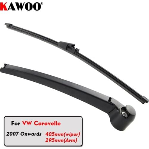 KAWOO Car Rear Wiper Blades Back Window Wipers Arm For Volkswagen Caravelle Hatchback (2007 Onwards) 405mm Windscreen Wiper