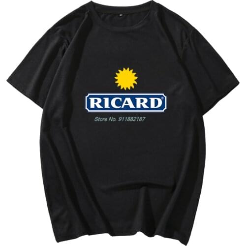 Fender T Shirt Ricard Men/Women Summer Short Sleeve T-shirt Harajuku Hip Hop Tops Cool Tees Clothes mens clothing