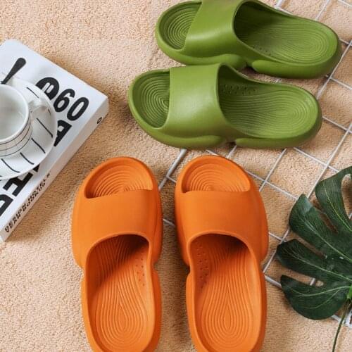 Summer Couple slippers Cool Breathable sandals Unisex Indoor Soft Thick Bottomed Home slippers Affordable Fashion Comfortable