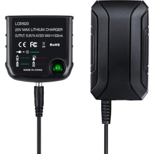 Li-ion Battery Charger For Black&Decker 10.8V 14.4V 18V 20V Serise LBXR20 Electric Drill Screwdriver Tool Battery Accessory