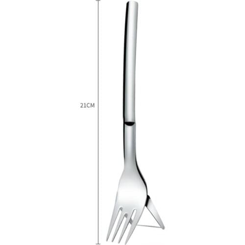 Watermelon Slicer Cut Melon Tool Fork Spoon Compact and Easy to Carry Durable Polished Handle Comfortable to Hold Gift