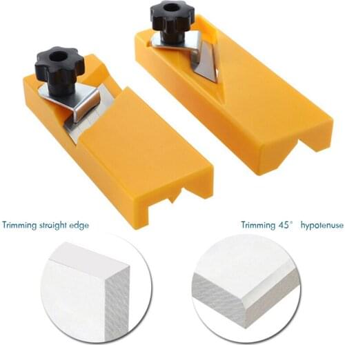 Mini Hand Planer, Portable Small Trimming Planer Woodworking Hand Plane with Sharp Blade for Trimming Gypsum Board, Fiberboard