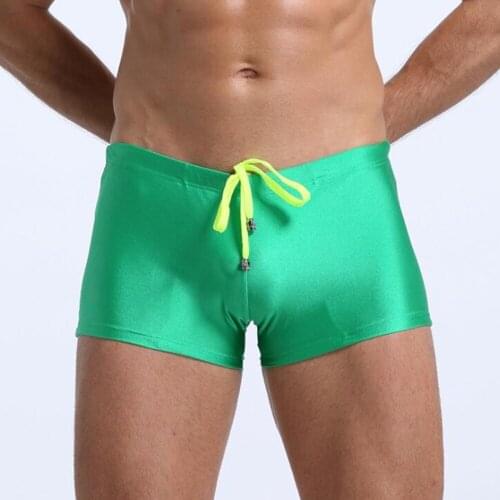 Mens Fashion Boxer Swimming Shorts Summer Swimming Beach Quick-Drying Pants High Elastic Swimsuit New Holiday Swimsuit Shorts