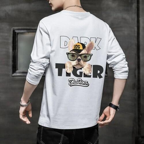 Qisvanset 2021 New Mens Sweater Long Sleeve Full Cotton Top Trend Pattern Design Lovers Unisex Hoodie