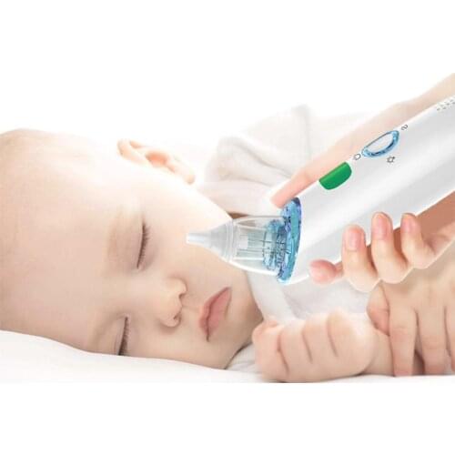 Newborn Nasal Aspirator Electric Kid Nose Cleaner Baby Care Sucker Cleaner Children Sniffling Equipment Nose Aspirator with USB
