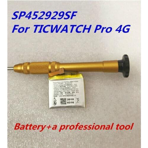 Original New Battery For Ticwatch S2 WG12016 Accumulator 3.7V 500mAh Replacement Batterie +tools