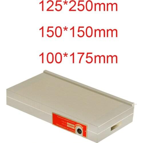 Surface Grinder Permanent Magnetic Chuck 125*250mm Grinding Disk Applicable To Grinding Machines And Other Processing