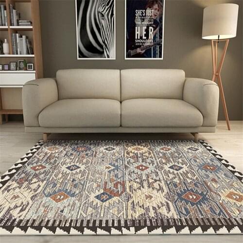 Retro Classic Large 200X300 Cm Home Carpet Living Room Carpet Anti-slip Mat Geometric 3D Printed Rug