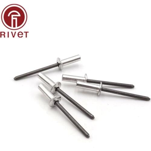20PCS M5 DIN 15973 Rivets Remaches Aluminum Steel Closed End Blind Rivets Round Dome Head Rivet Fasteners