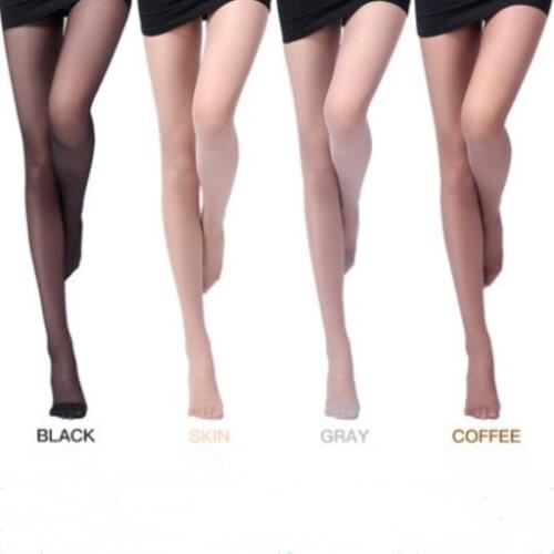 1 pair 2,021 silk womens thin anti hook silk black meat color light leg ultra-thin invisible summer net red spinach panties