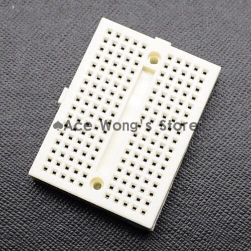 1pcs SYB-170 Mini Solderless Prototype Breadboard 170 Tie-points white