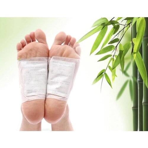 200pcs=(100pcs Patches+100pcs Adhesives) Detox Foot Patches Pads Body Toxins Feet Slimming Cleansing HerbalAdhesive
