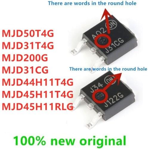 5PCS MJD50T4G MJD31T4G MJD200G MJD31CG MJD44H11T4G MJD45H11T4G MJD45H11RLG MJD50 MJD31 MJD200 MJD31C 100% new original
