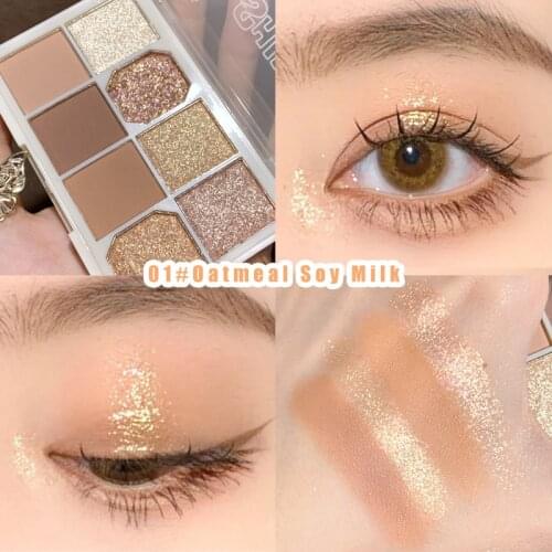 8 Colors Eyeshadow Palette Matte Shimmer Makeup Earthy Color Eyeshadow Waterproof Long Lasting Cosmetics TSLM1