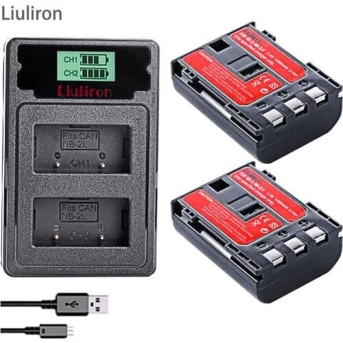 Batterie NB-2L NB2L NB-2LH NB 2L NB 2LH NB2LH Digital Camera Battery For Canon Rebel XT XTi 350D 400D G9 G7 S80 S70S30