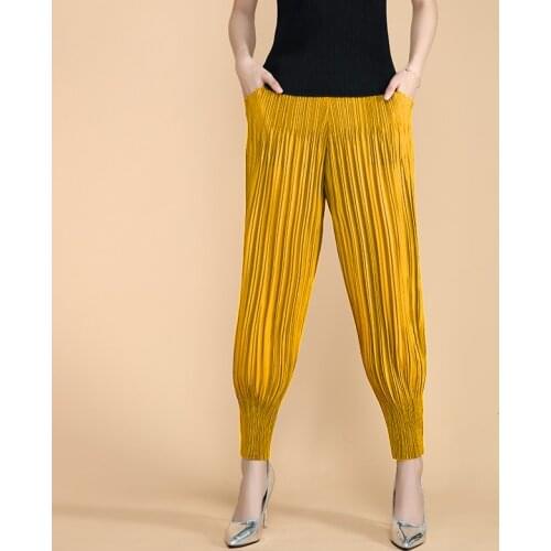 AZTERUMI Women's Trousers Harem Pants