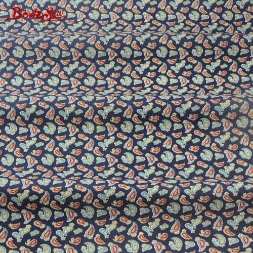 Booksew Cotton Poplin Fabric Decorations Sewing Quilting Dress Navy Bedding Shet Crafts Fat Quarter Meter Scrapbooking Pillows