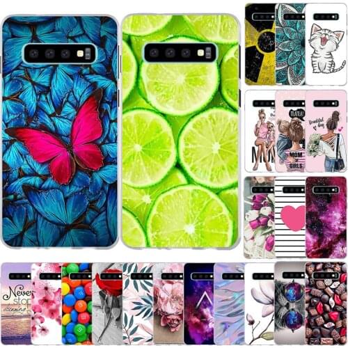 Case For Samsung Galaxy S10 Plus Case Silicone Soft TPU Cartoon Funda Coque Back Cover for Samsung Galaxy S10 Plus Phone Case