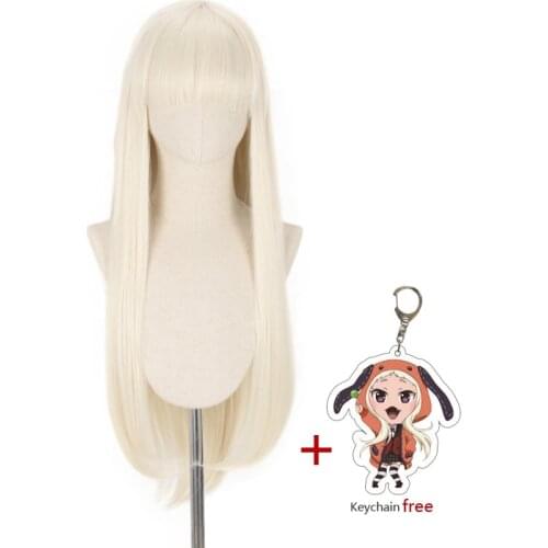 Anime Kakegurui Compulsive Gambler Yomotsuki Runa Long Wig Cosplay Costume Heat Resistant Synthetic Hair Women Cosplay Wigs