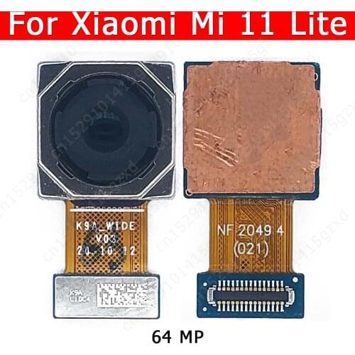 Original Rear Back Camera For Xiaomi Mi 11 Lite Mi11 Main Backside View Big Camera Module Flex Replacement Repair Spare Parts