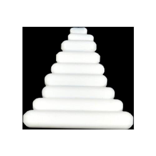5PCS/Lot laboratory Magnetic PTFE Magnetic Stirrer Mixer Stir Bars White Color Without Pivot Ring