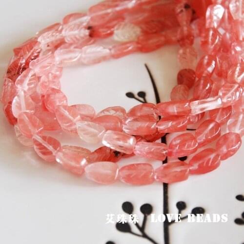 High quality citrin quartz lapis lazuli onyx aventurine howlite leaf 8x12mm loose beads jewelry making DIY for women